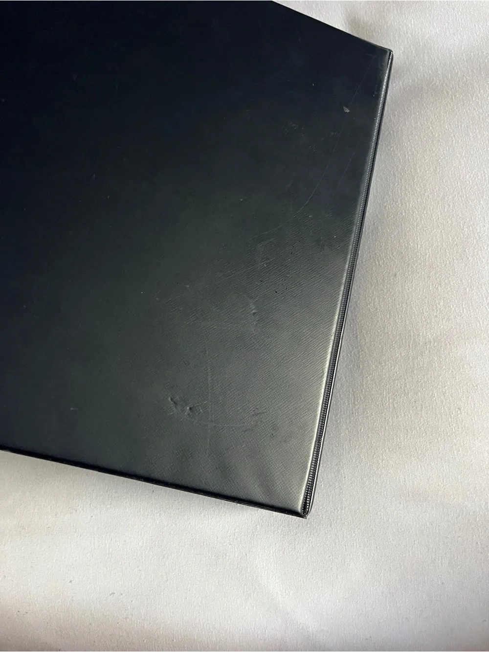 Vintage IBM Black 3-Ring Binder Binder-Style Case 11x10.5x1.5 Classic Logo